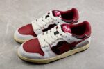 BAPE STA Low Top Sneakers in Red, White, and Black