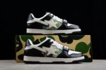 BAPE STA Low-Top Sneakers in Black, White, and Camo