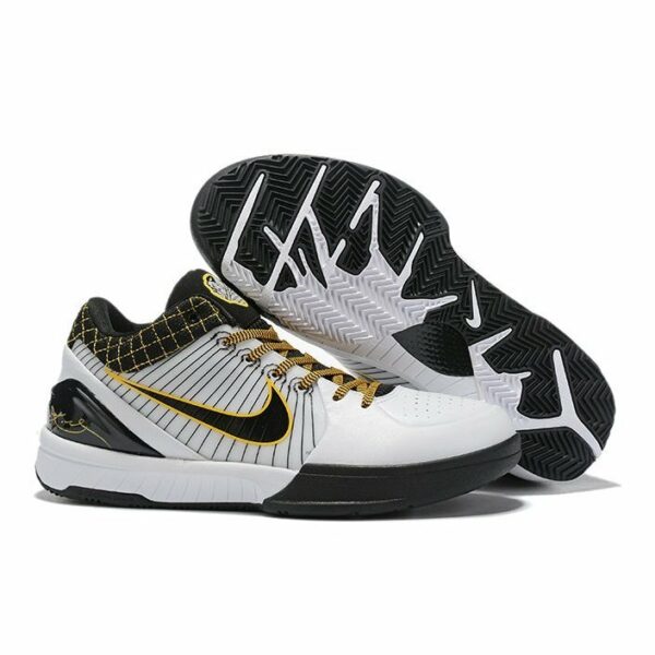 Nike Kobe 4 Protro X White Black Del Sol